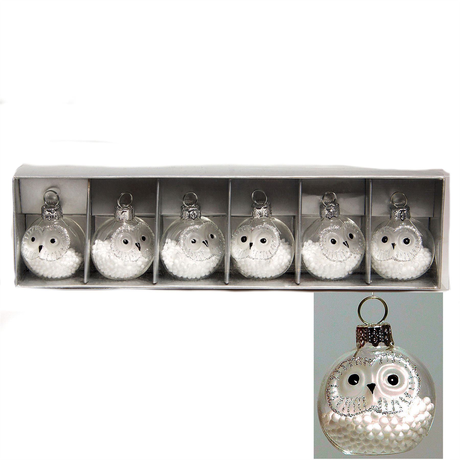 LUXURY GLASS BIRDS CHRISTMAS TREE HANGING DECORATIONS BAUBLES PEACOCK