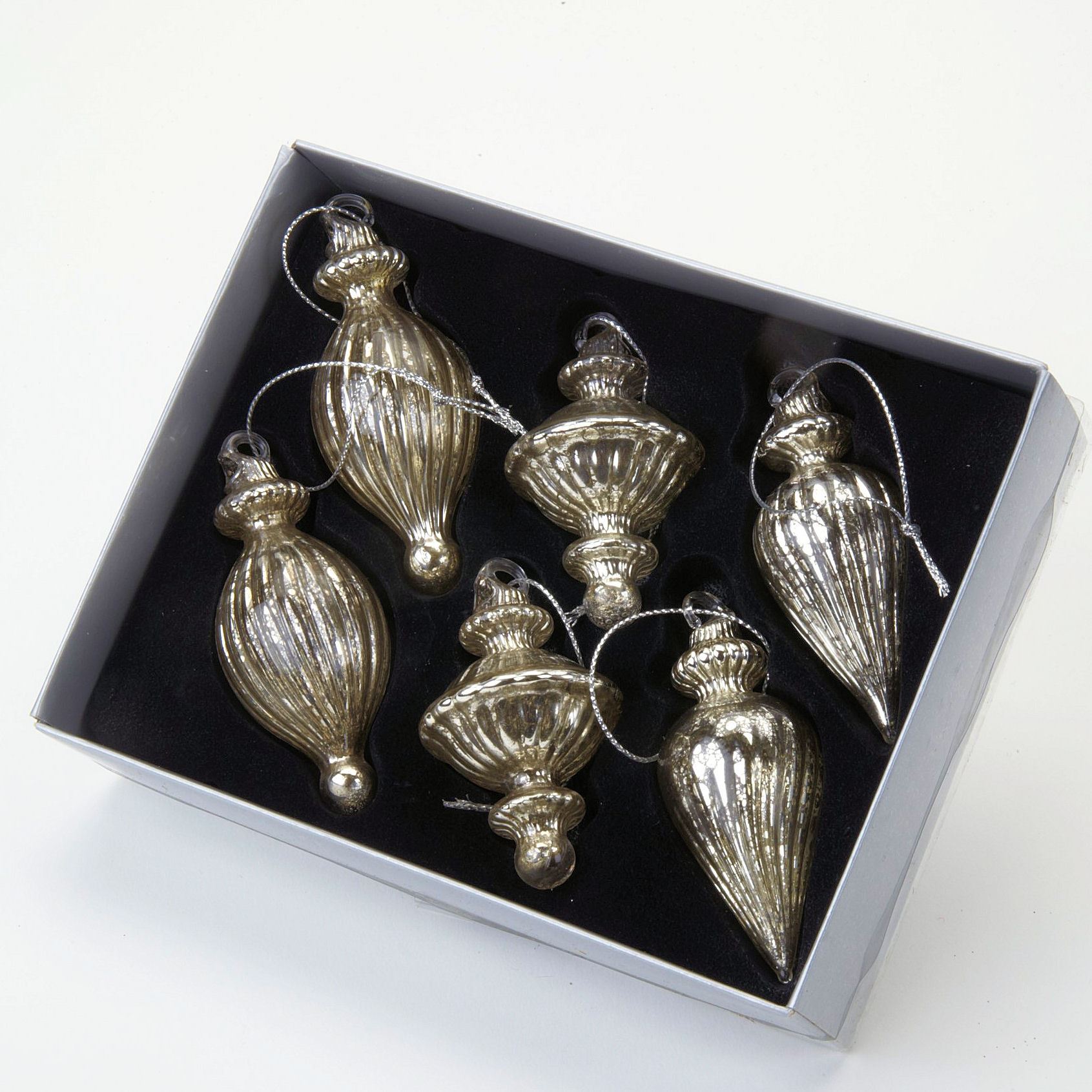 LUXURY GLASS/CRYSTAL CHRISTMAS DECORATIONS SETS HANGING TREE BAUBLES