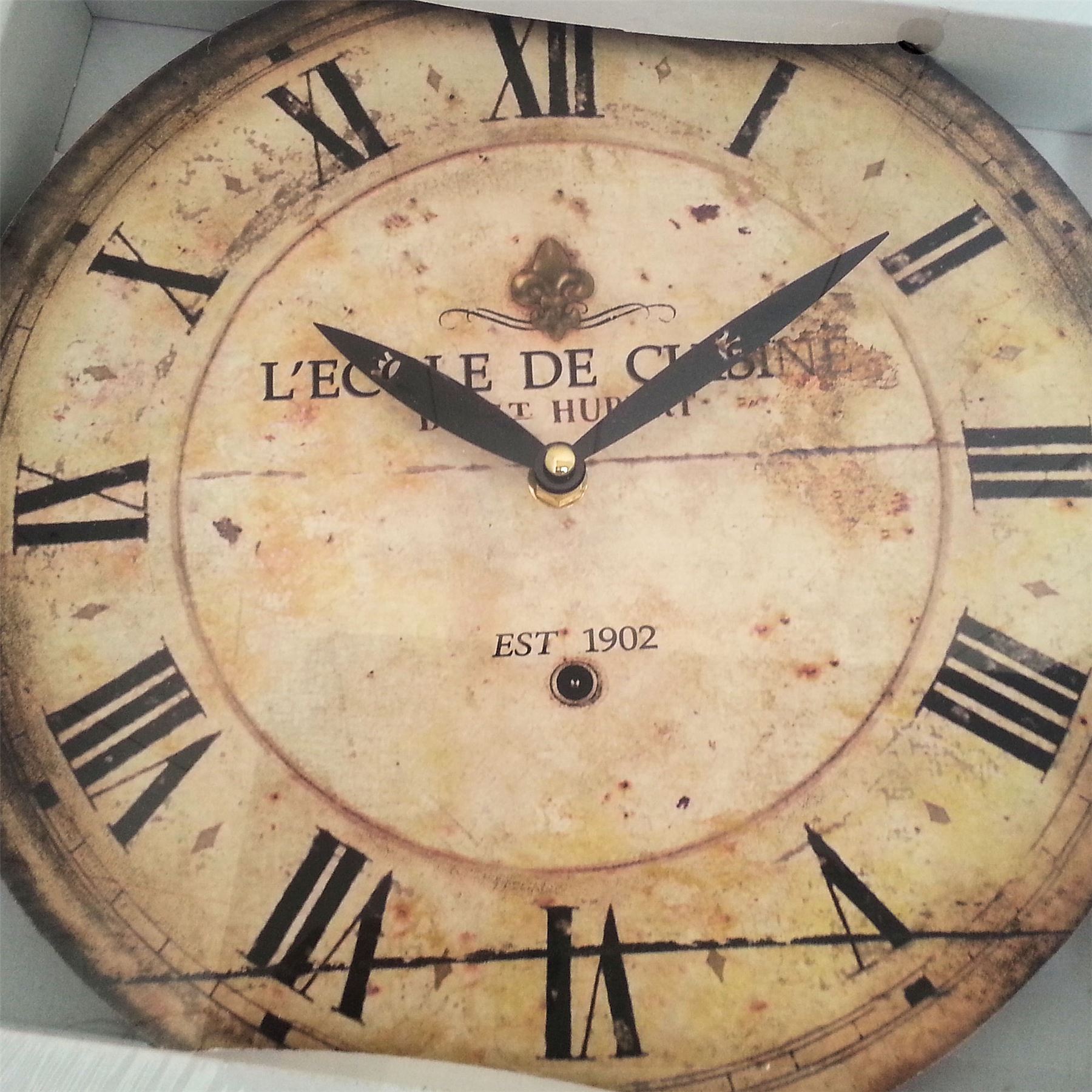 Orologio da muro in francese