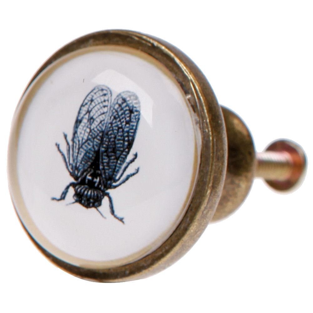 UNIQUE KNOBS GLASS PAINTED FURNITURE HANDLES PULLS VTG CHIC SHABBY