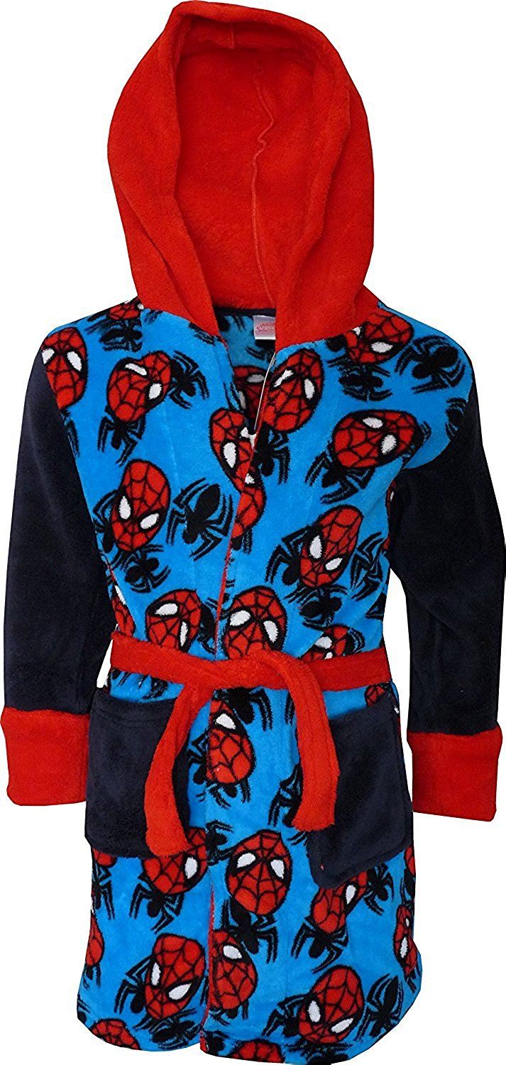 personalised spiderman dressing gown