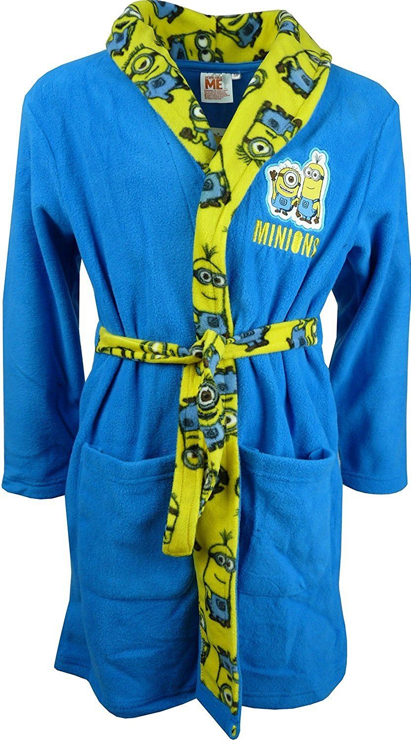 Boys Dressing Gown / Bathrobe Marvel Spiderman Minions Gormiti