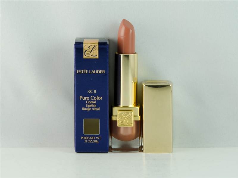 Estee Lauder Pure Color Crystal Lipstick C8 Crystal Beige Damaged