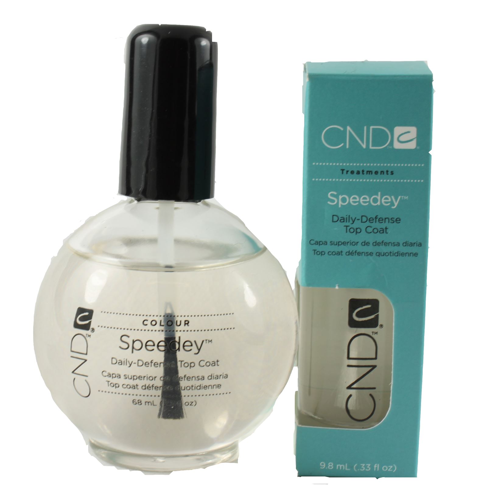Cnd Nail Varnish Base or Top Coat Clear Polish All Sizes - Picture 5 of 5