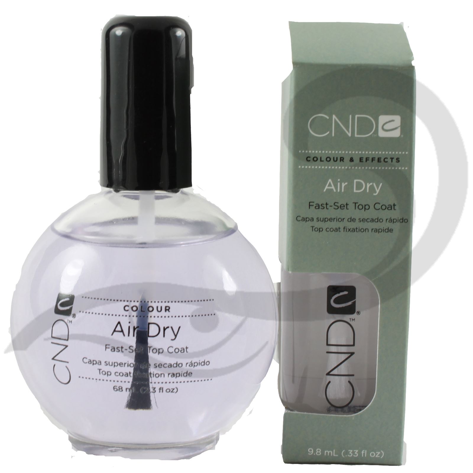 Cnd Nail Varnish Base or Top Coat Clear Polish All Sizes - Picture 4 of 5