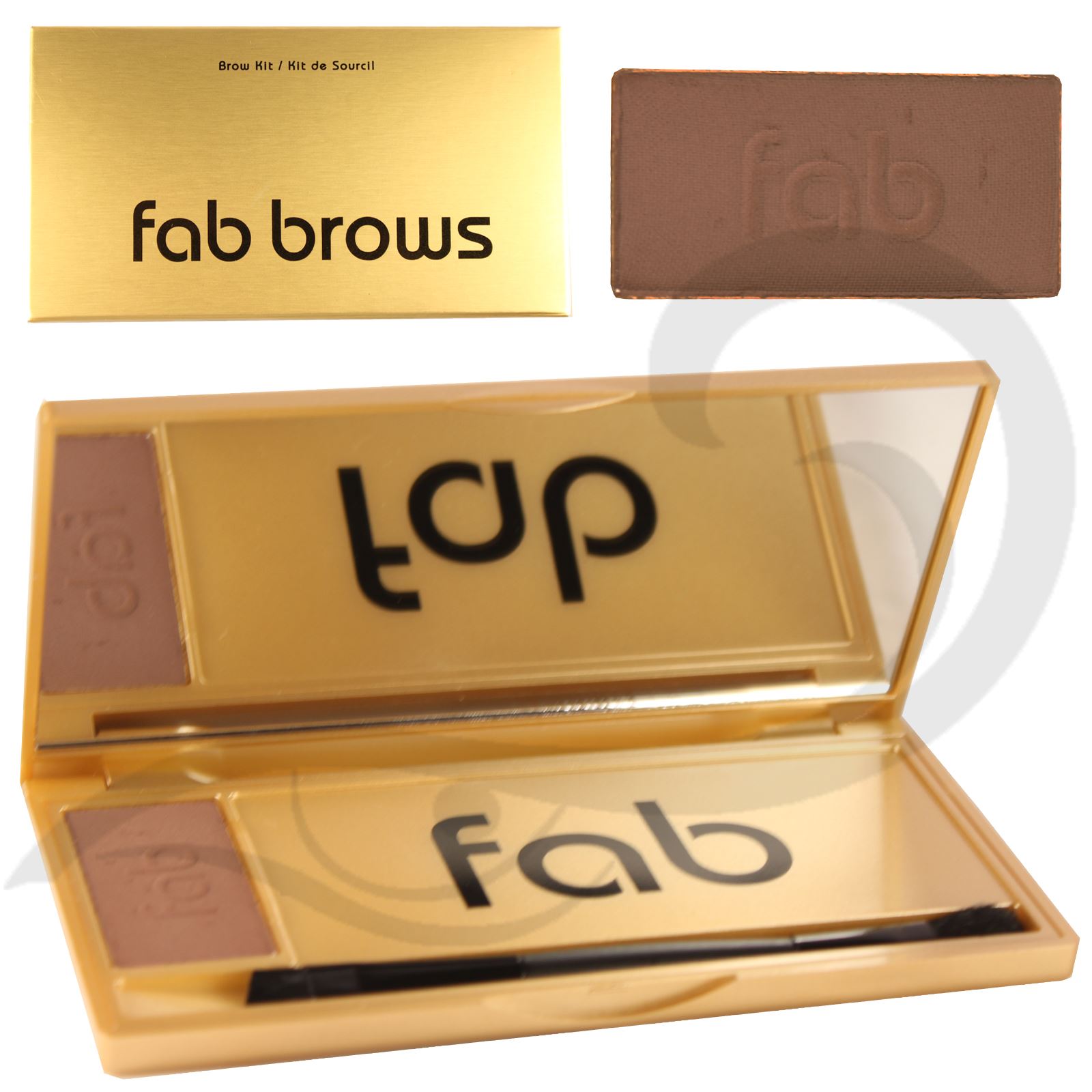 Fab Brows Eyebrow Kit Semi Permanent Water & Smudge Resistant with ...