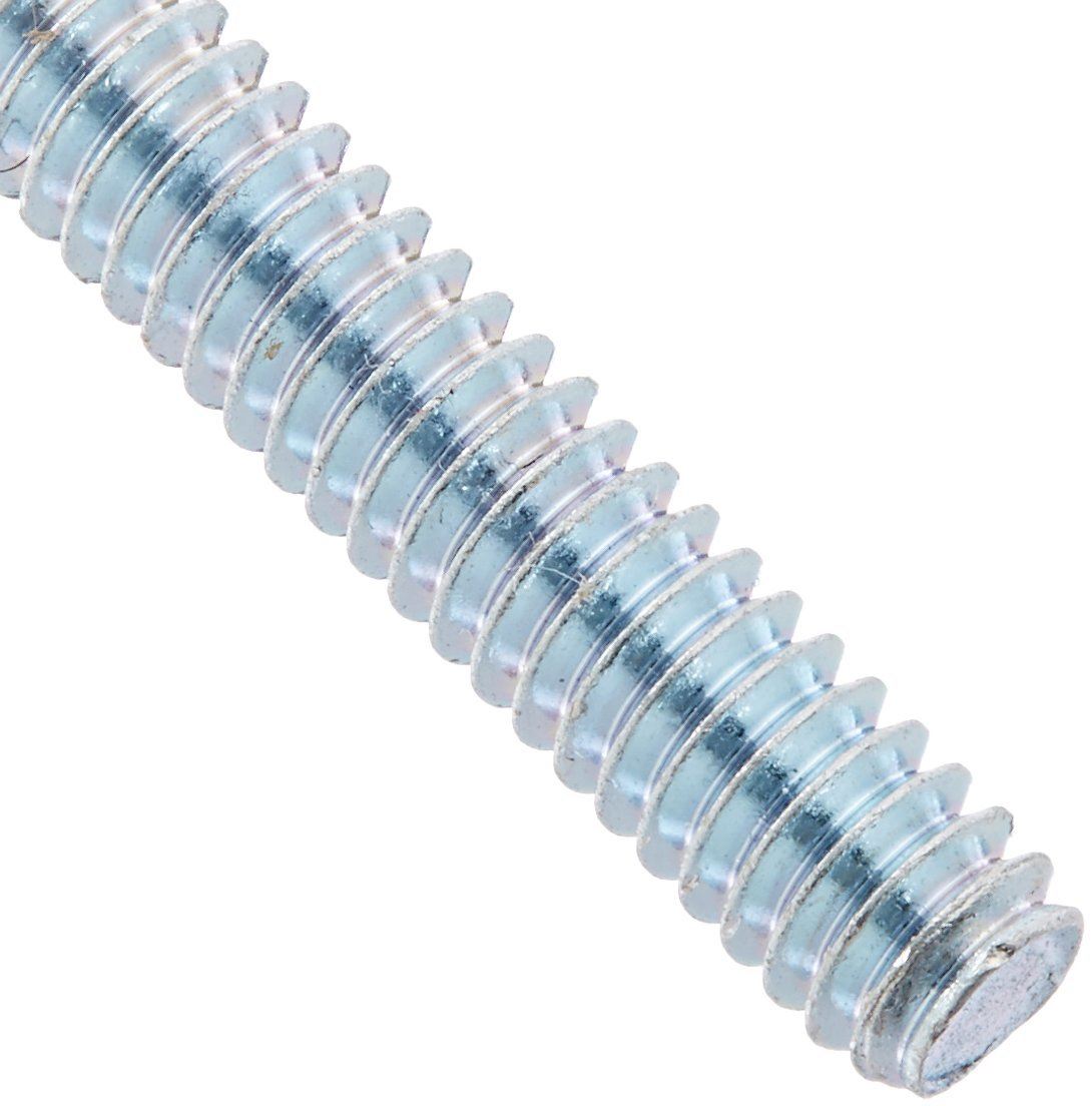 Zinc Plated Threaded Steel Rod 1/420 Threads per Inch, 72" Length (10