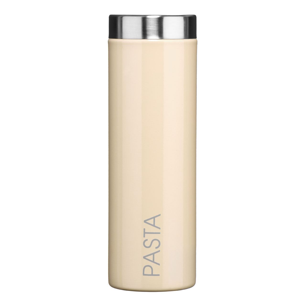 Pasta Jar / Kitchen Jar / Storage Canister / Enamel / Stainless Steel