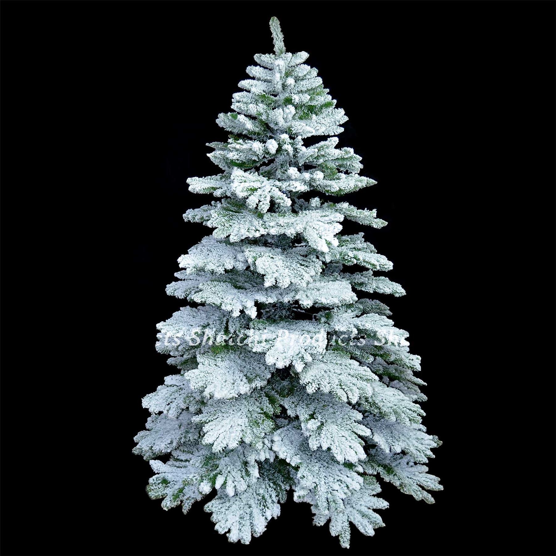 7ft alaskan pine real christmas tree covered in snow dust 7ft alaskan pine real christmas tree covered in snow dust