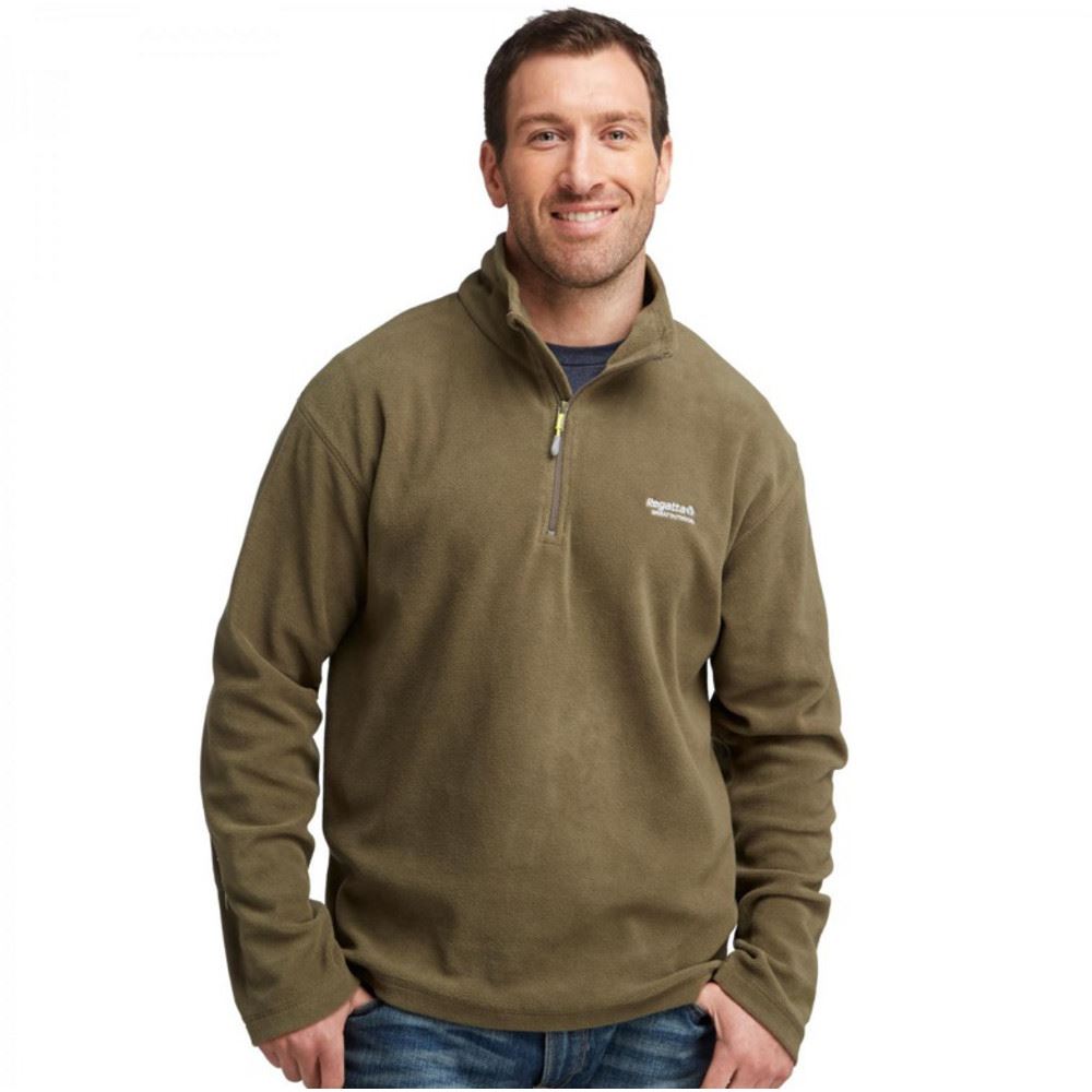 regatta half zip fleece mens