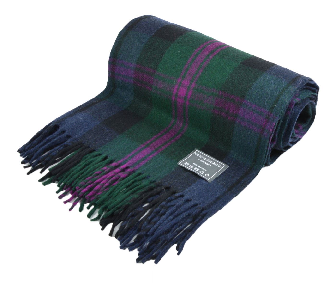 New Classic Scottish Wool Tartan Blanket Throw Rug Gift Various Tartans - Picture 12 of 57
