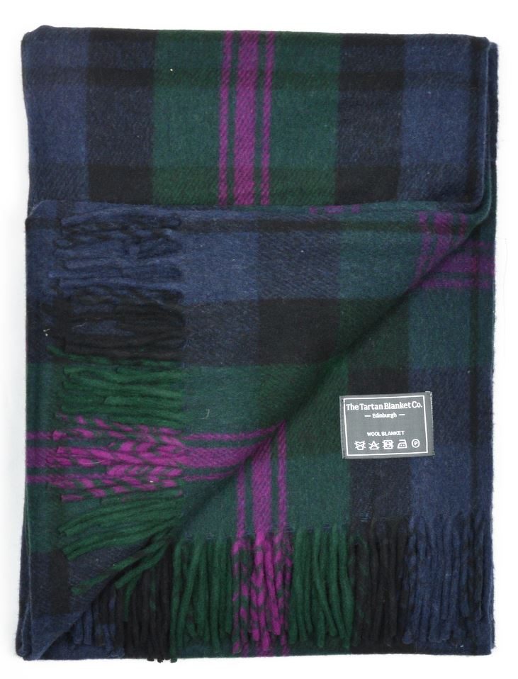 New Classic Scottish Wool Tartan Blanket Throw Rug Gift Various Tartans - Picture 10 of 57