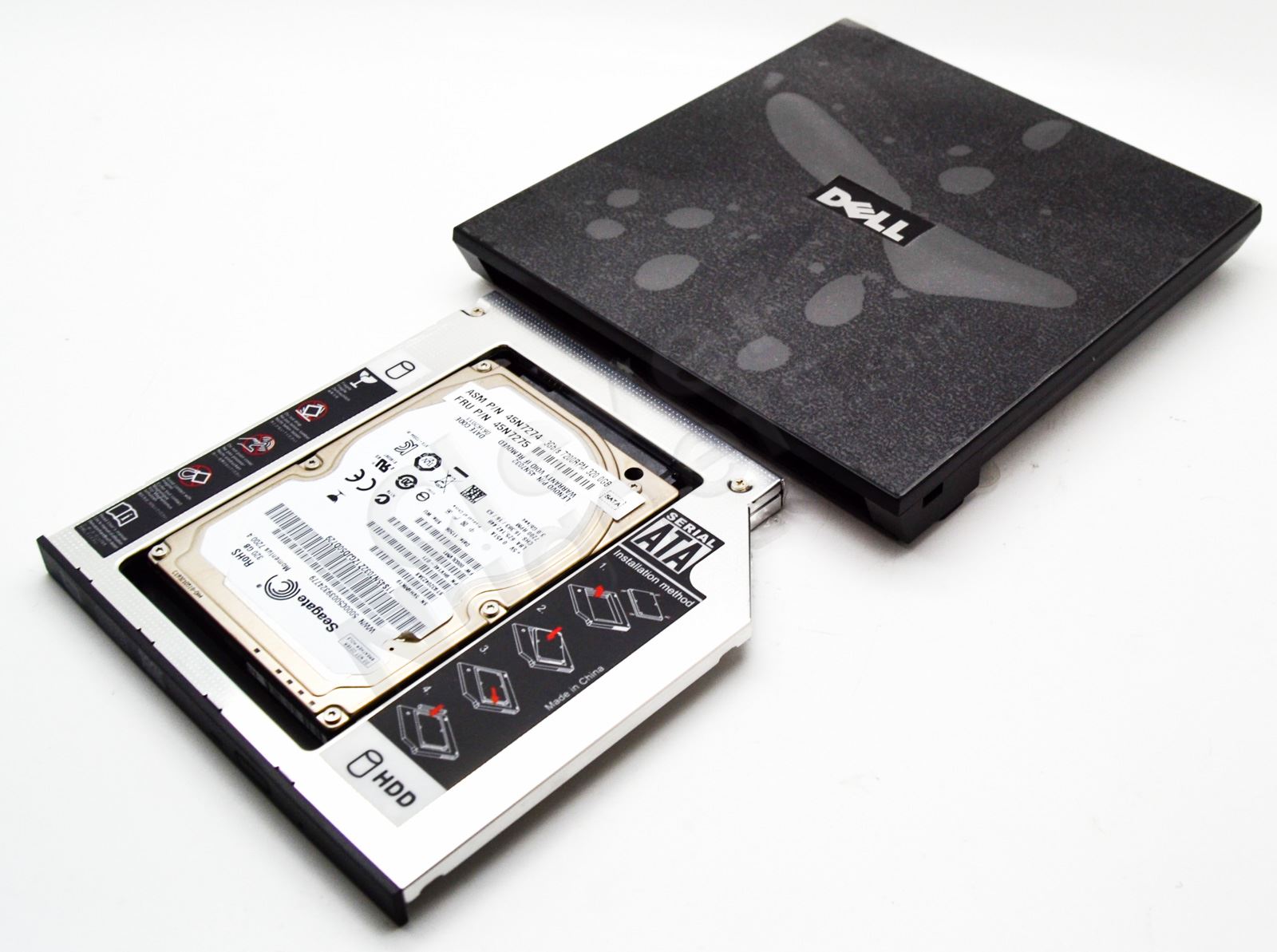 Dell Latitude External SATA Hard Drive / DVDRW / Bluray Case eSATA