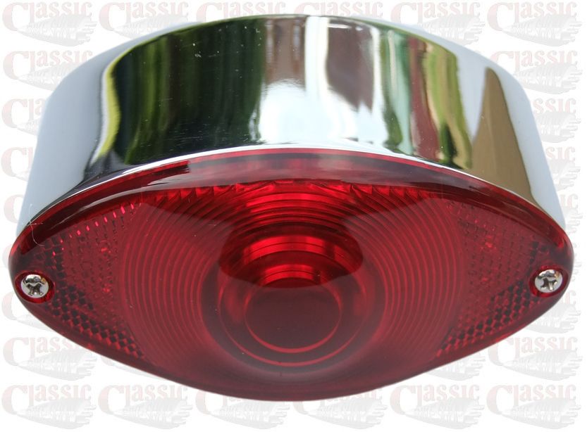 Custom LED Cateye Tail Light Chopper Bobber Bobtail Fender Harley Honda