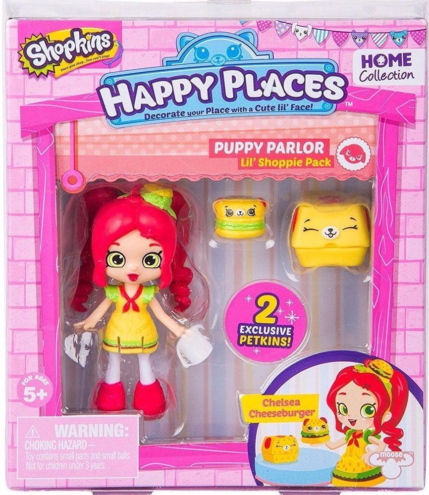 Shopkins Shoppie Candy Sweets, Cocolette, Cheeseburger, Petals, Teapot