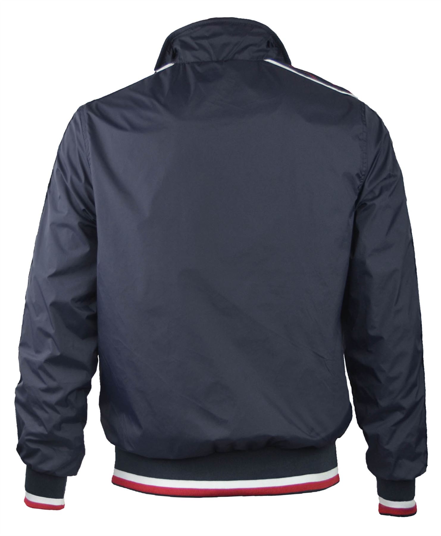 MENS WINDBREAKER WATERPROOF JACKET LIGHTWEIGHT RIBBED CASUAL ZIP COAT