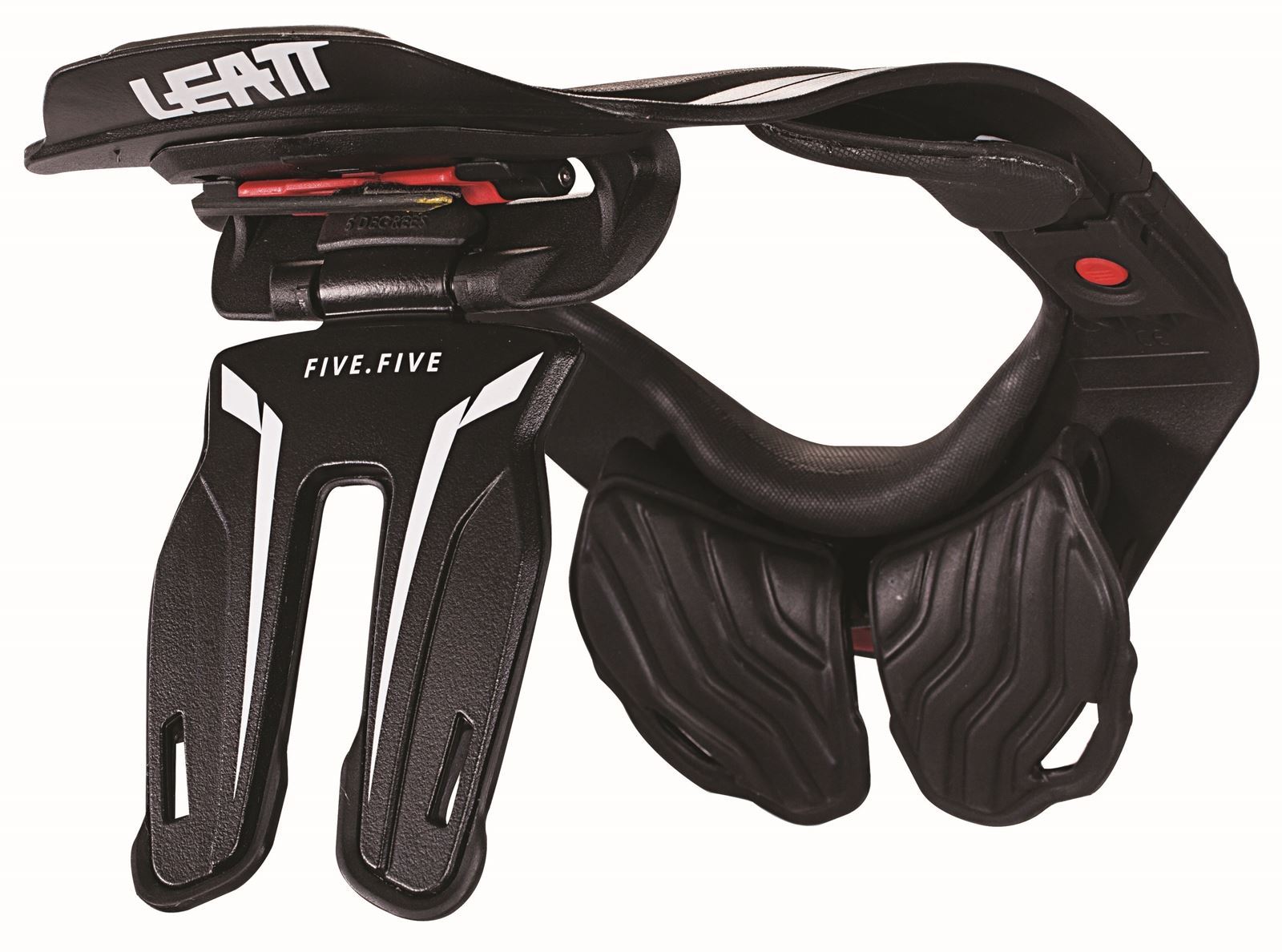 2017 Leatt GPX 5.5 Adult MX Neck Brace Black Motocross OffRoad Enduro