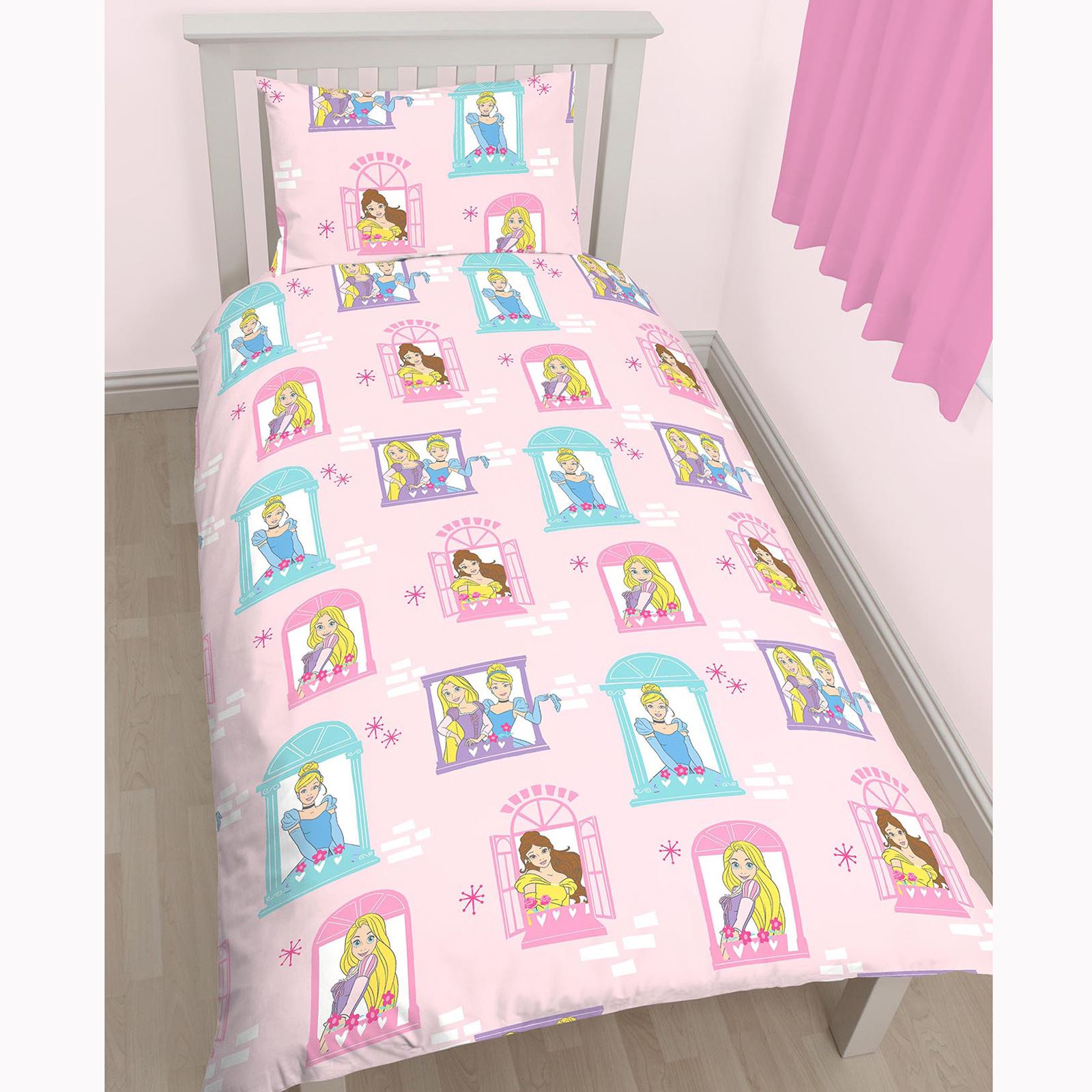 DISNEY PRINCESS BOULEVARD Single Duvet Cover Set Rotary Kids Bedding