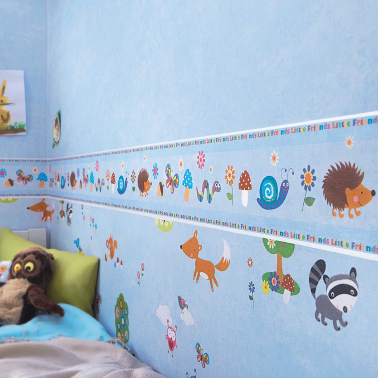Woodland tiere tapete & grenzen schlafzimmer & ...