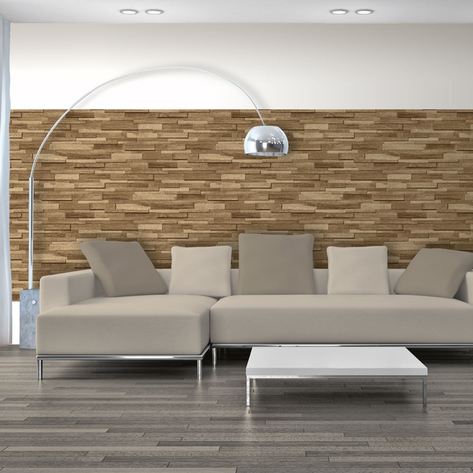 Schiefer stein wand effekt tapete – modern wandtapete grau ...