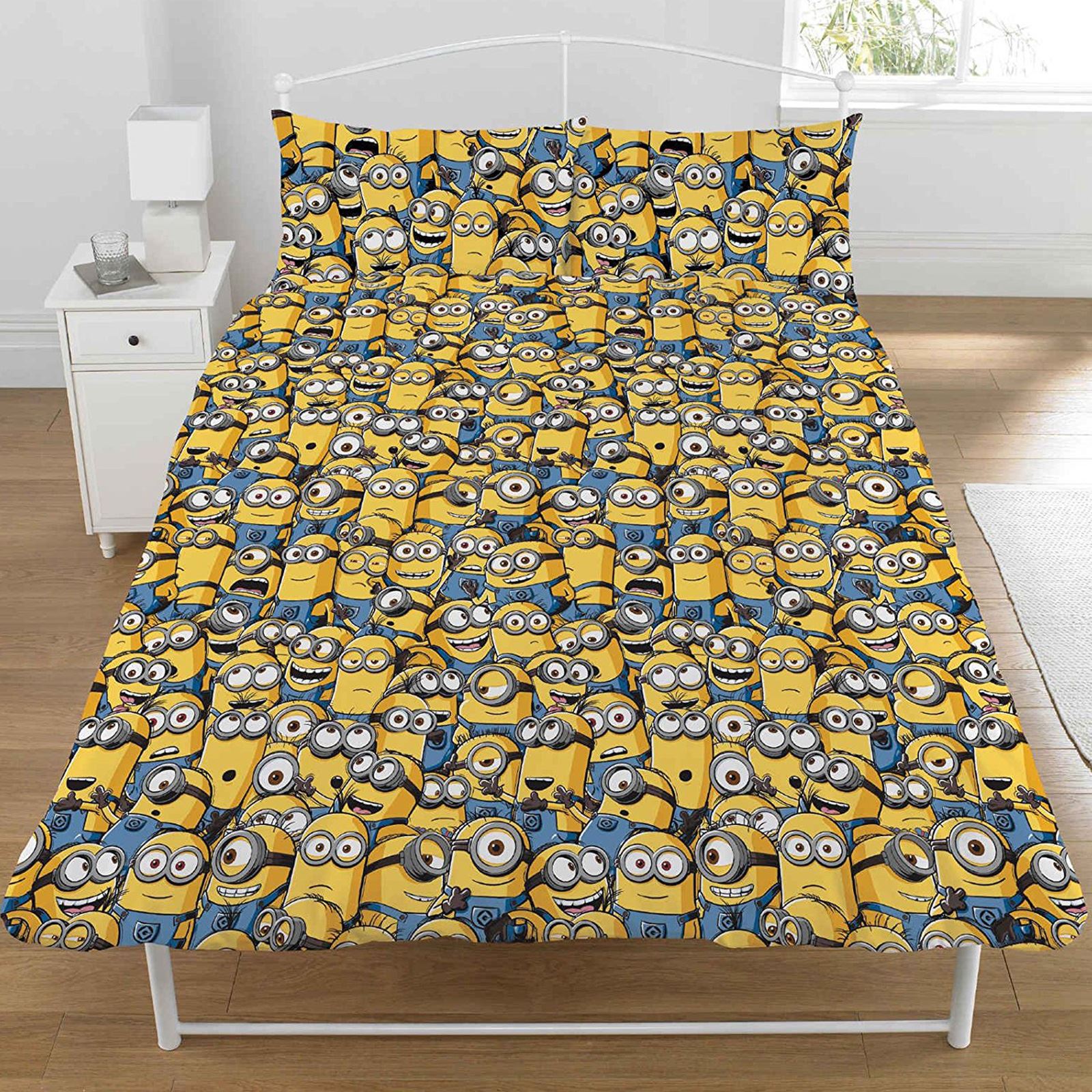 MINIONS DUVET COVER BEDDING SETS SINGLE & DOUBLE DESPICABLE ME