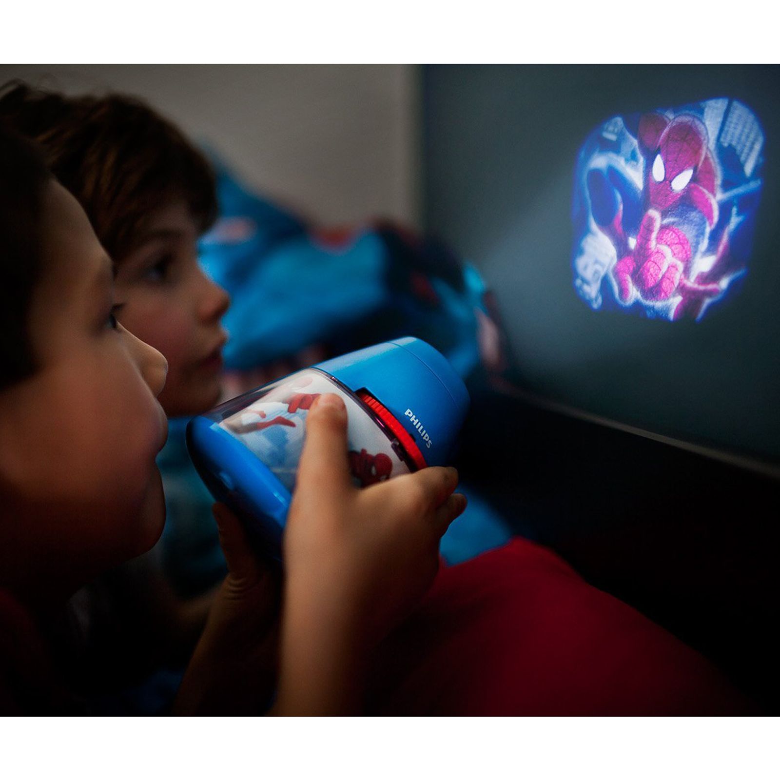 SPIDERMAN LED NIGHT LIGHT & PROJECTOR NEW SPIDERMAN PHILIPS