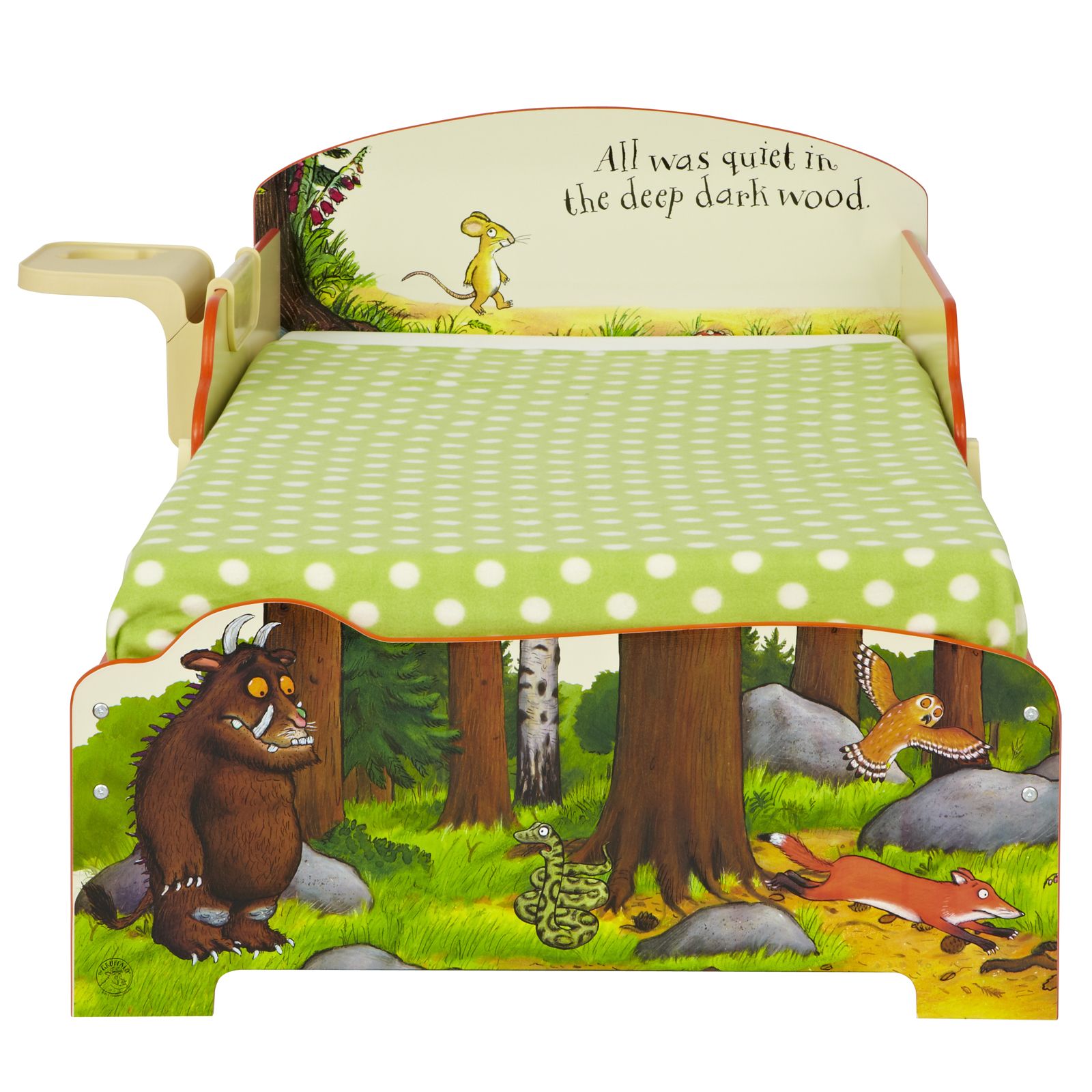 THE GRUFFALO TODDLER BED WITH SHELF &amp; STORAGE NEW eBay