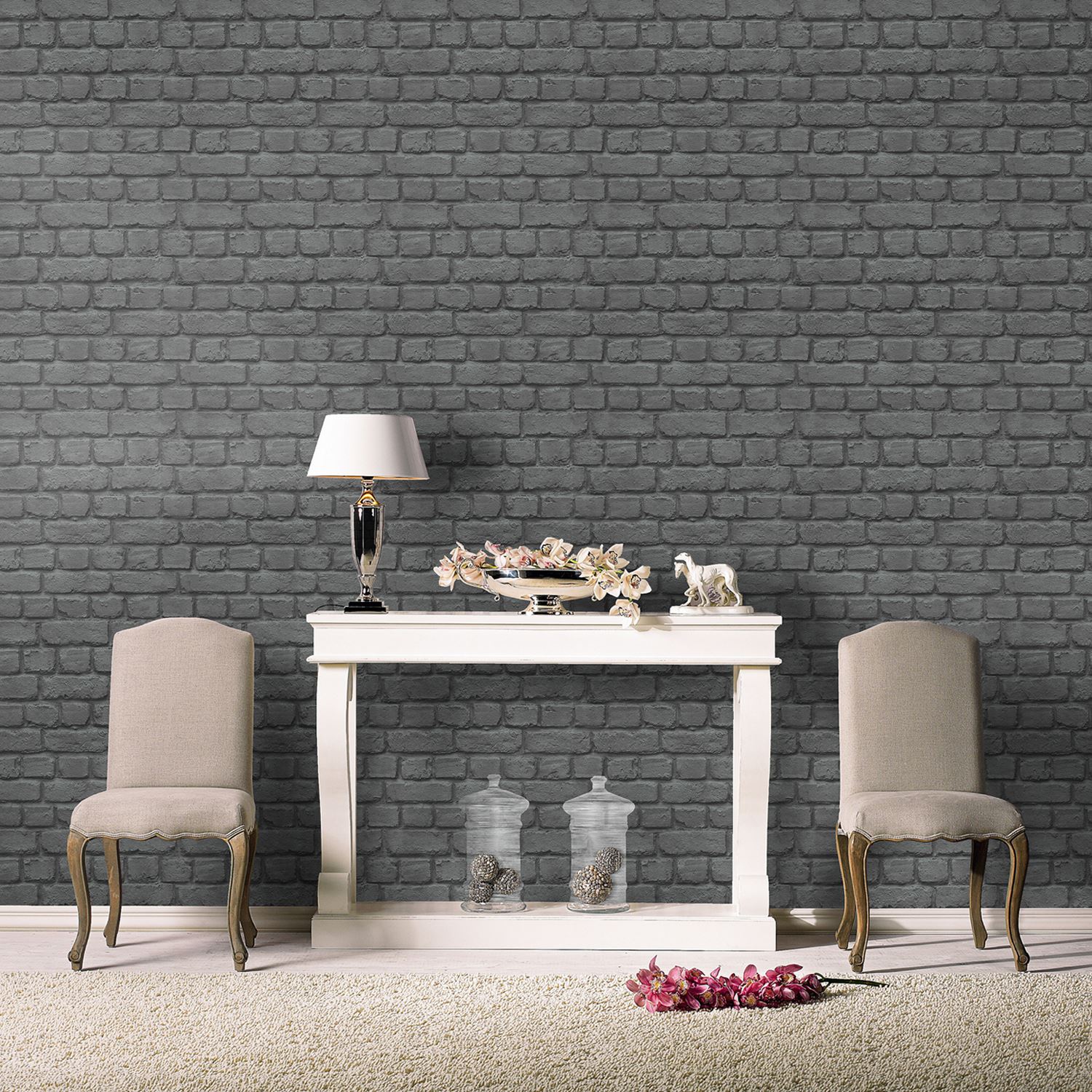 Schwarze Backstein Tapete : Charcoal Gray Red Brick Wall Background Schwarze Backstein Tapete : Charcoal Gray Red Brick Wall Background