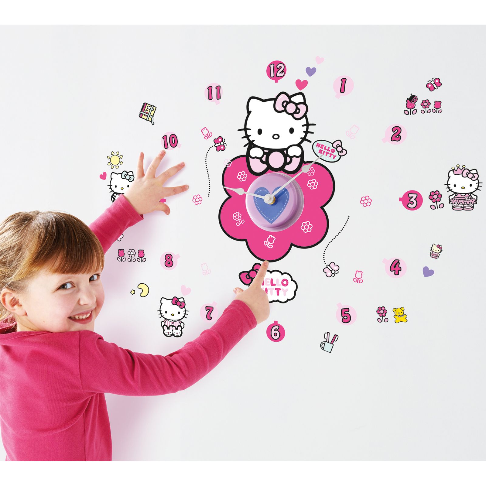 Bambini personaggio orologio & adesivi da parete macchine ...