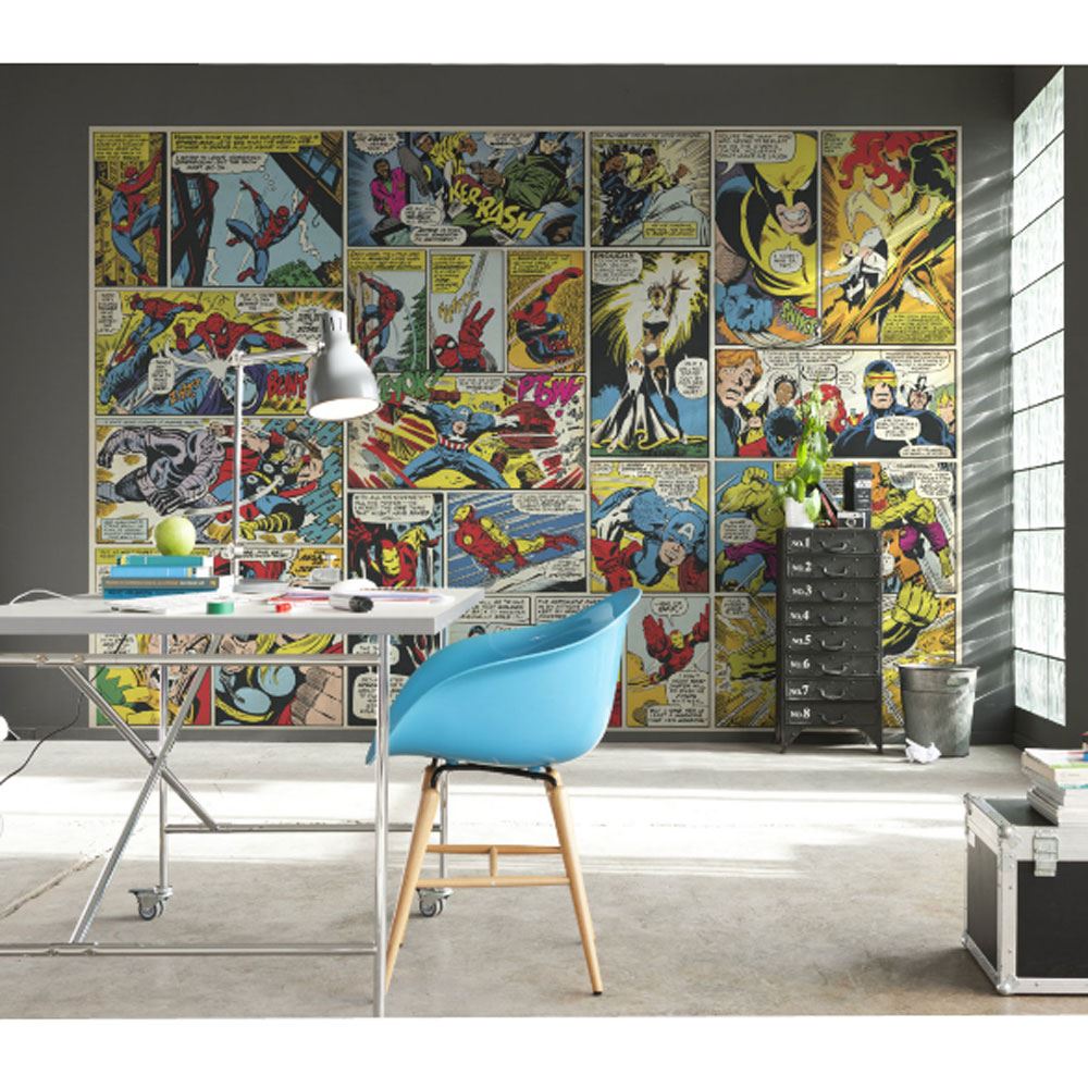 Marvel comics und avengers tapete wandschmuck dekor schlafzimmer ...