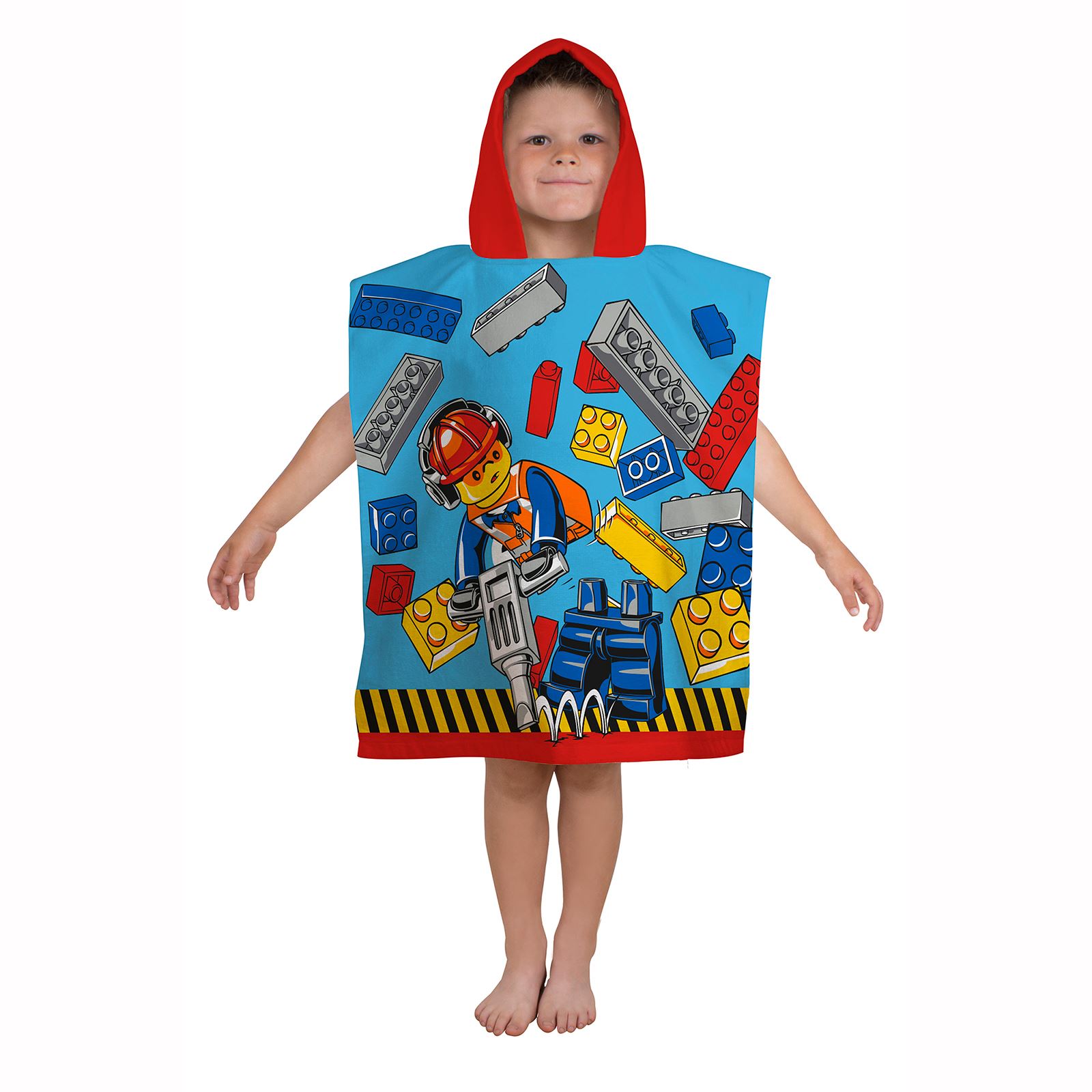 CHARACTER HOODED PONCHO TOWELS IDEAL FOR BATH, BEACH OR COVER UP 100