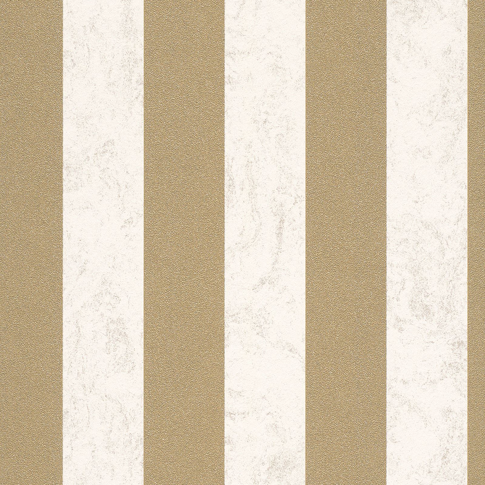 P&s karat glitzer streifen tapete schwarz creme silber gold ...
