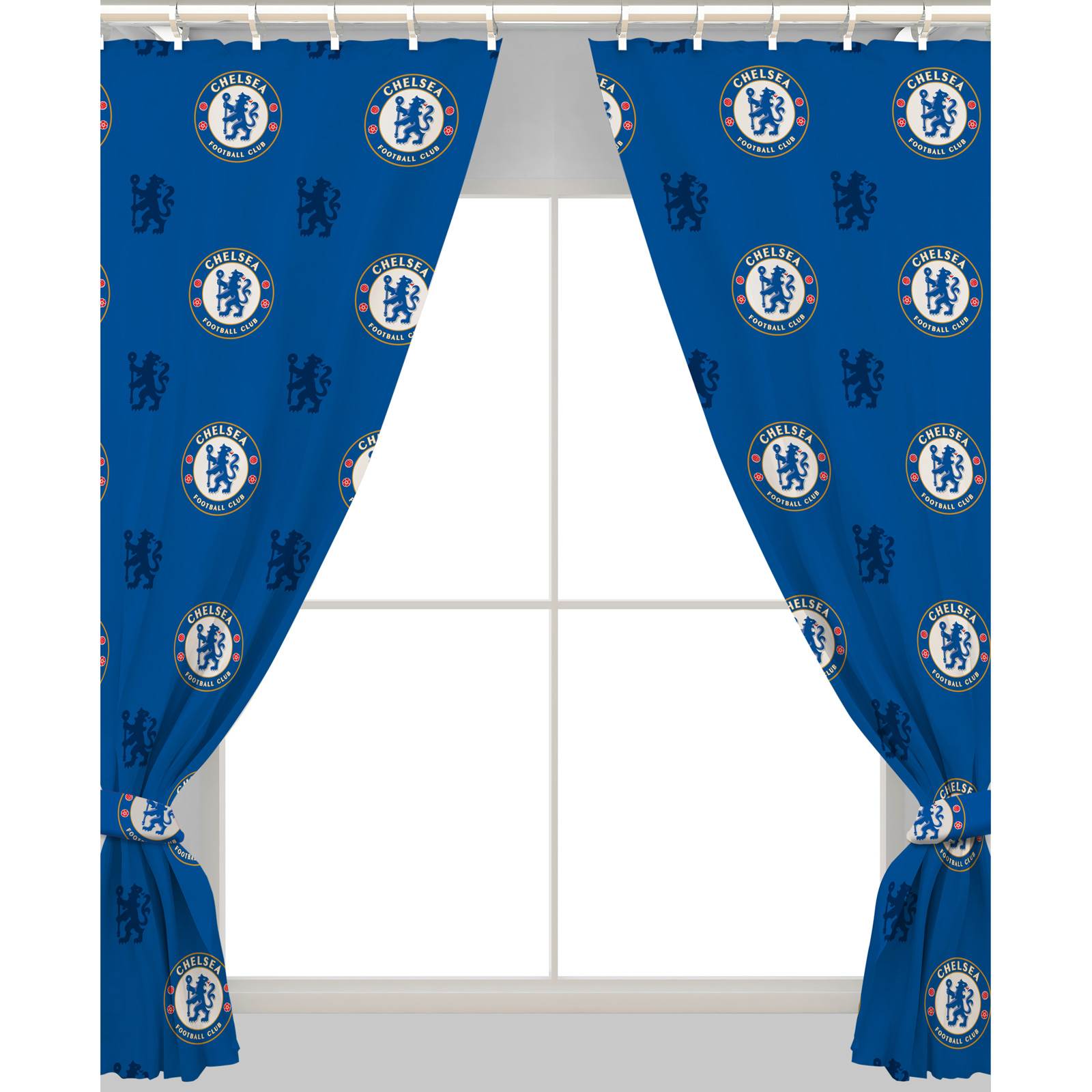 OFFICIAL FOOTBALL CURTAINS FC CLUB CREST DESIGNS eBay