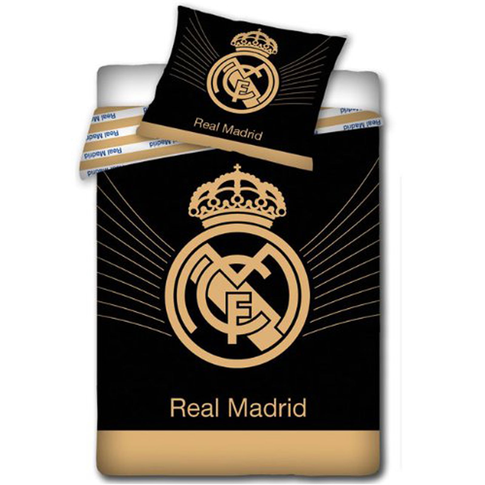 Officiel real madrid simple & couverture double lit couvres ...