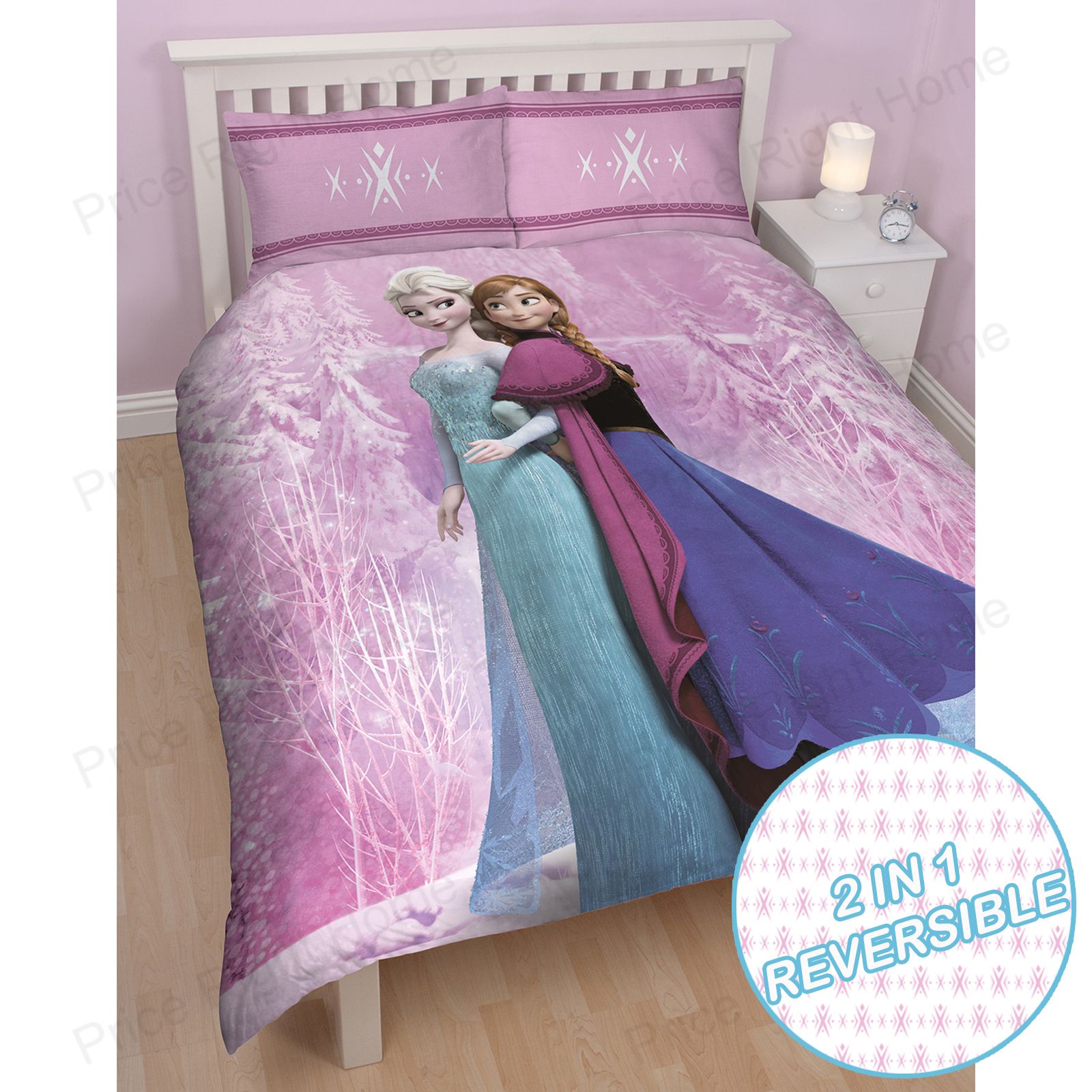DISNEY FROZEN DUVET QUILT COVERS BEDDING ANNA ELSA OLAF eBay