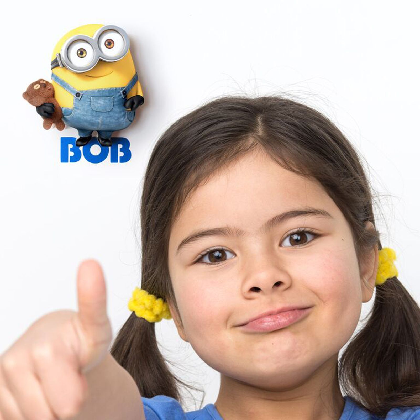 Minion 3d led mini luci da muro bob stuart kevin bambini deco ... Applique bambini