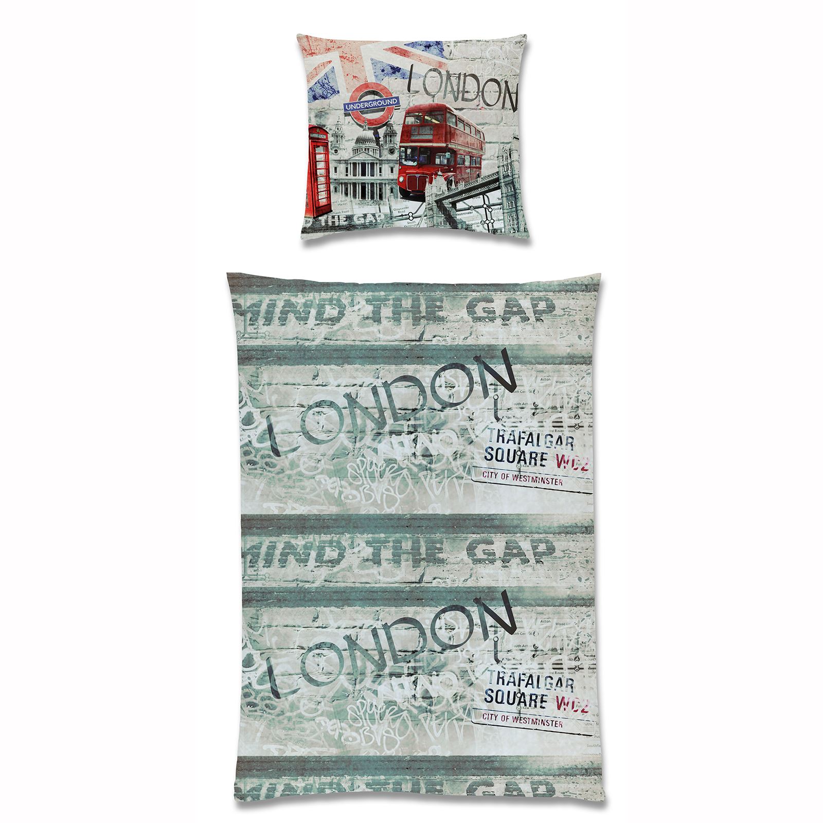LONDON BEDDING SINGLE DUVET COVER SETS CITY LANDMARKS BIG BEN BEDROOM UNION JACK eBay