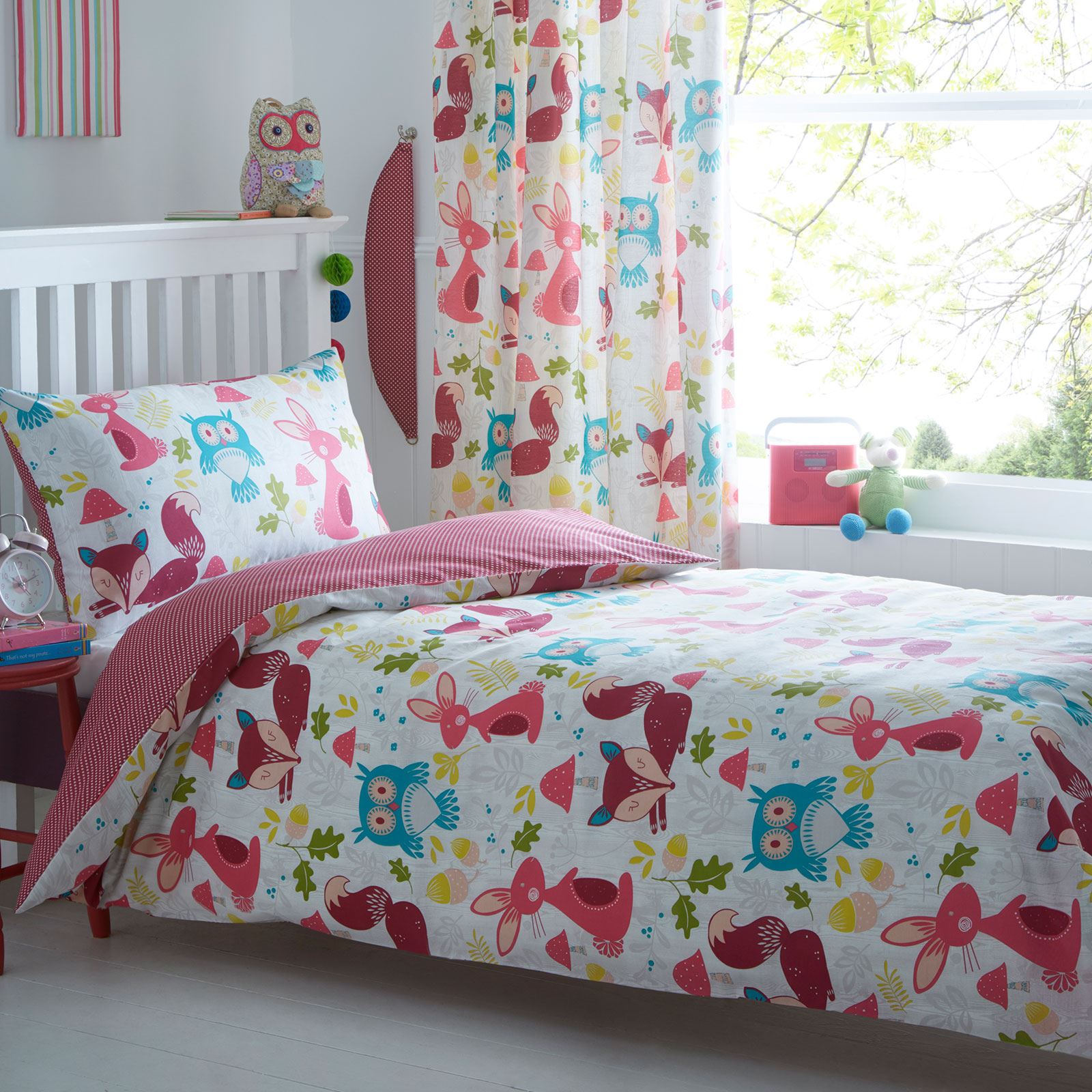 Wildwood animale set copripiumino singolo biancheria da letto ...