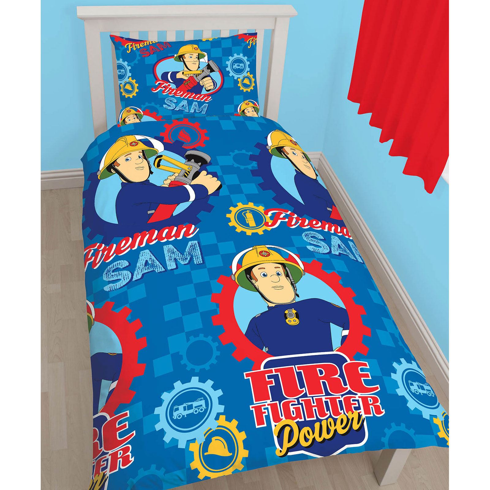 Fireman Sam Bedding Single Double Junior Duvet Cover Sets Boys Fireman Sam Bedding Single Double Junior Duvet Cover Sets Boys Bedroom