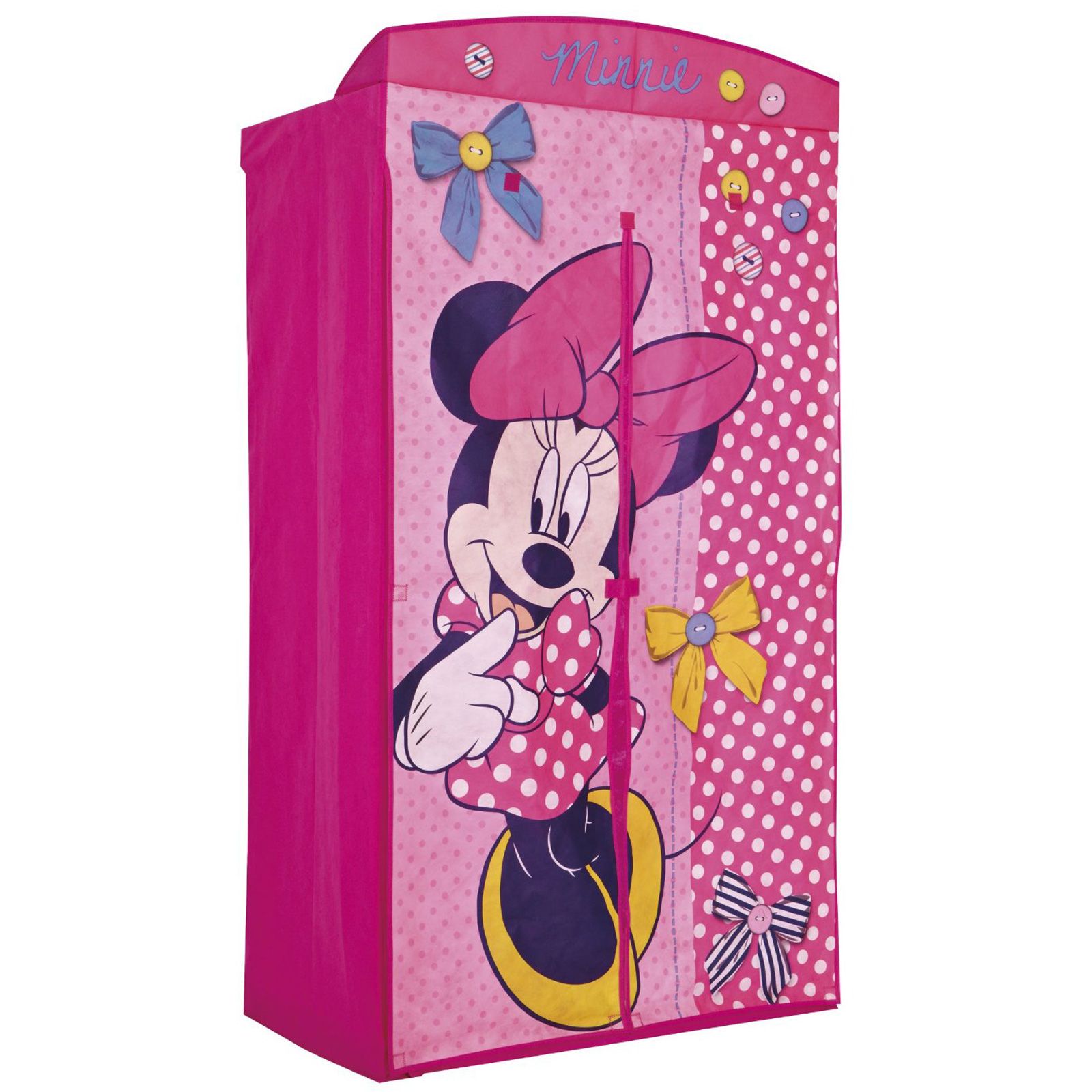 MINNIE MOUSE FABRIC WARDROBE KIDS FURNITURE NEW eBay