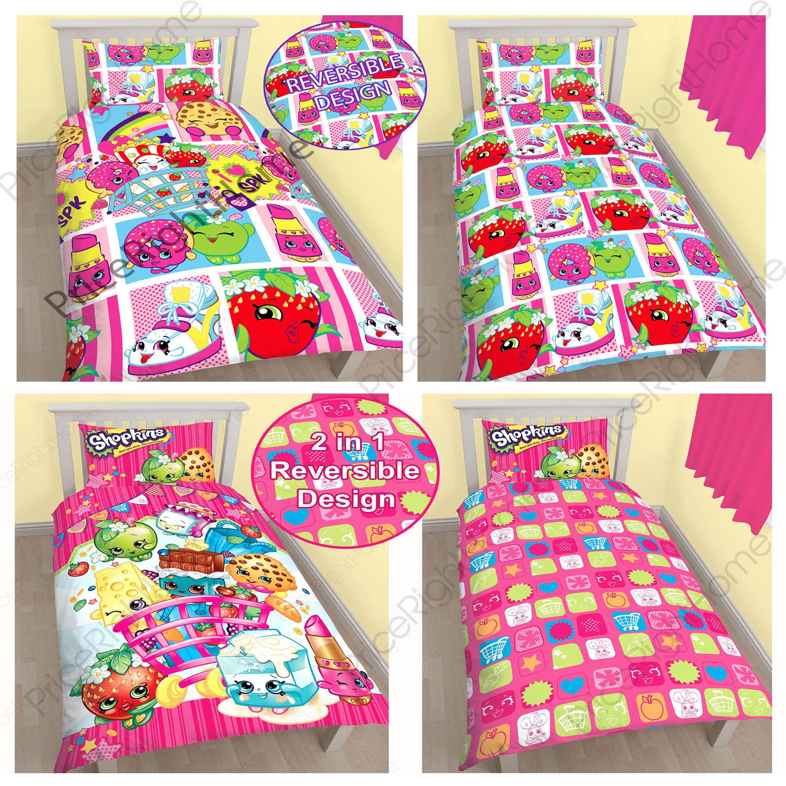 SHOPKINS DUVET COVER SETS AVAILABLE IN SINGLE CHOOSE FROM SHOPKINS DUVET COVER SETS AVAILABLE IN SINGLE CHOOSE FROM
