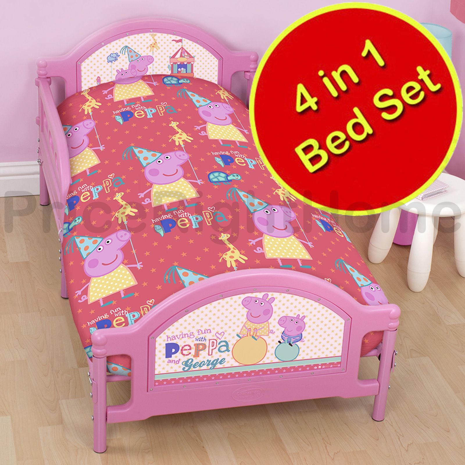Peppa Pig Funfair Bedroom Range Duvet Covers Junior Bedding Peppa Pig Funfair Bedroom Range Duvet Covers Junior