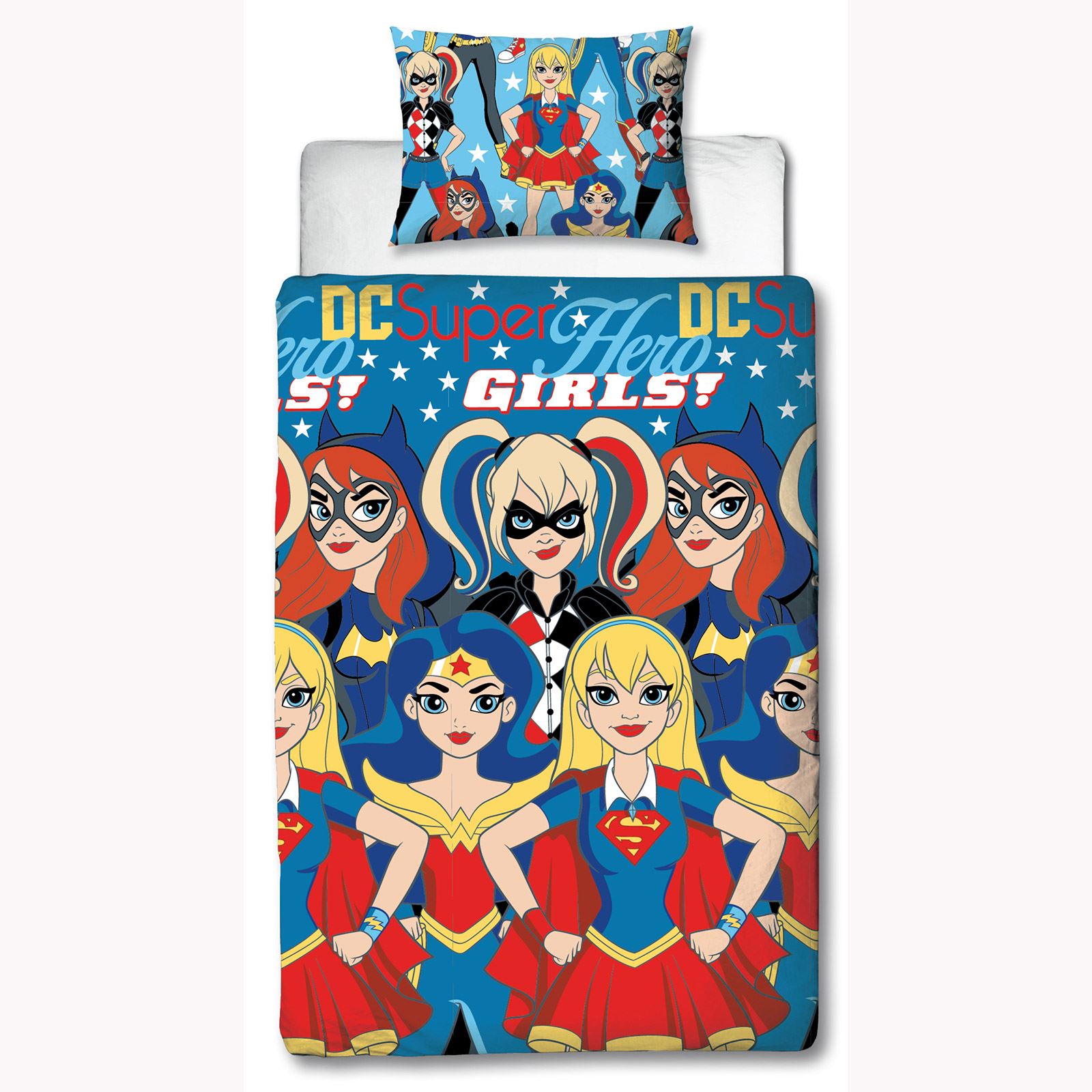 DC SUPER HERO GIRLS DUVET COVER SET NEW BEDDING eBay