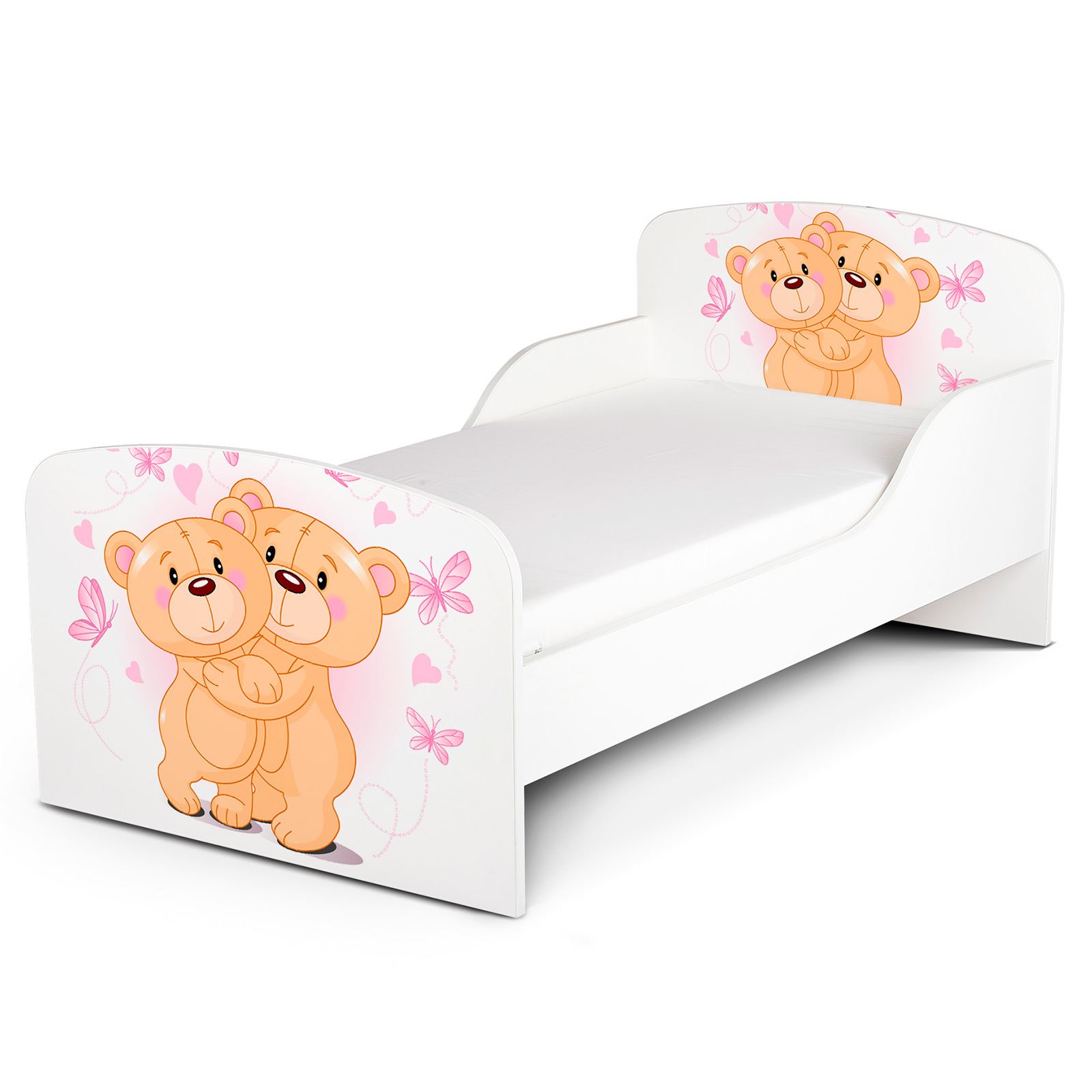 PRICERIGHTHOME TEDDY BEAR HUG TODDLER BED WITH PROTECTIVE