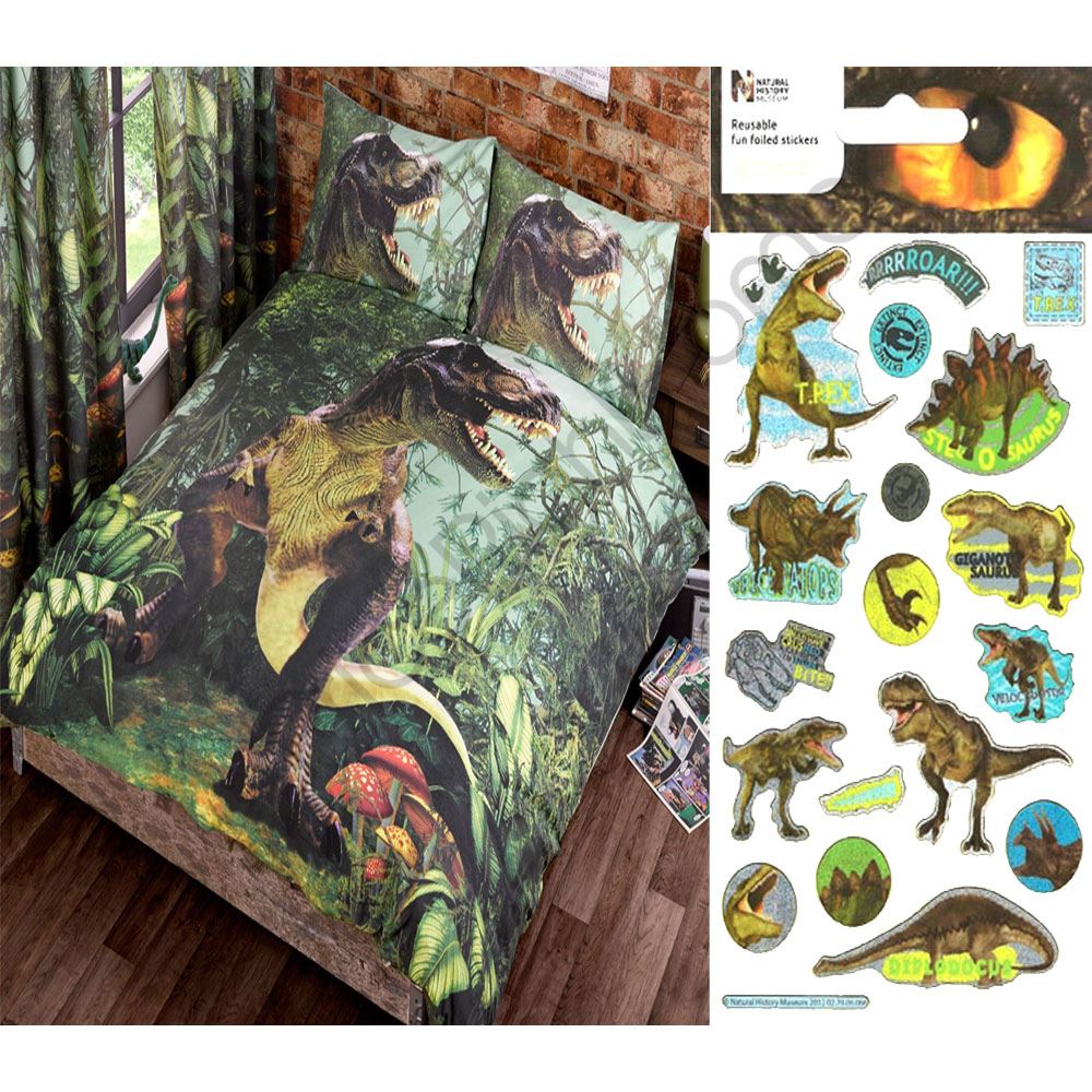 Dinosaur Double Duvet Cover The Duvets T Rex Dinosaur Double Duvet Cover Set Free Dinosaurs Small Foil