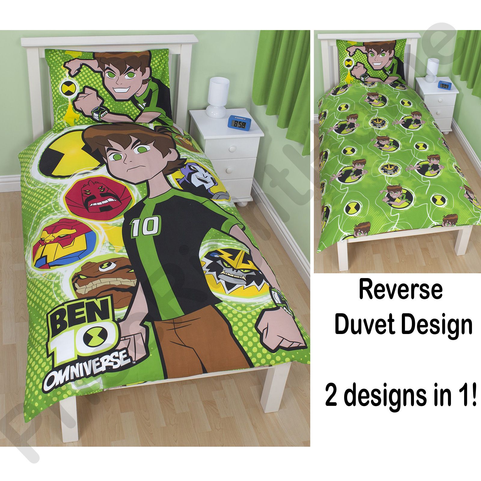BEN 10 039 Omniverse 039 Duvet Cover SET 2 IN 1 Reversible eBay