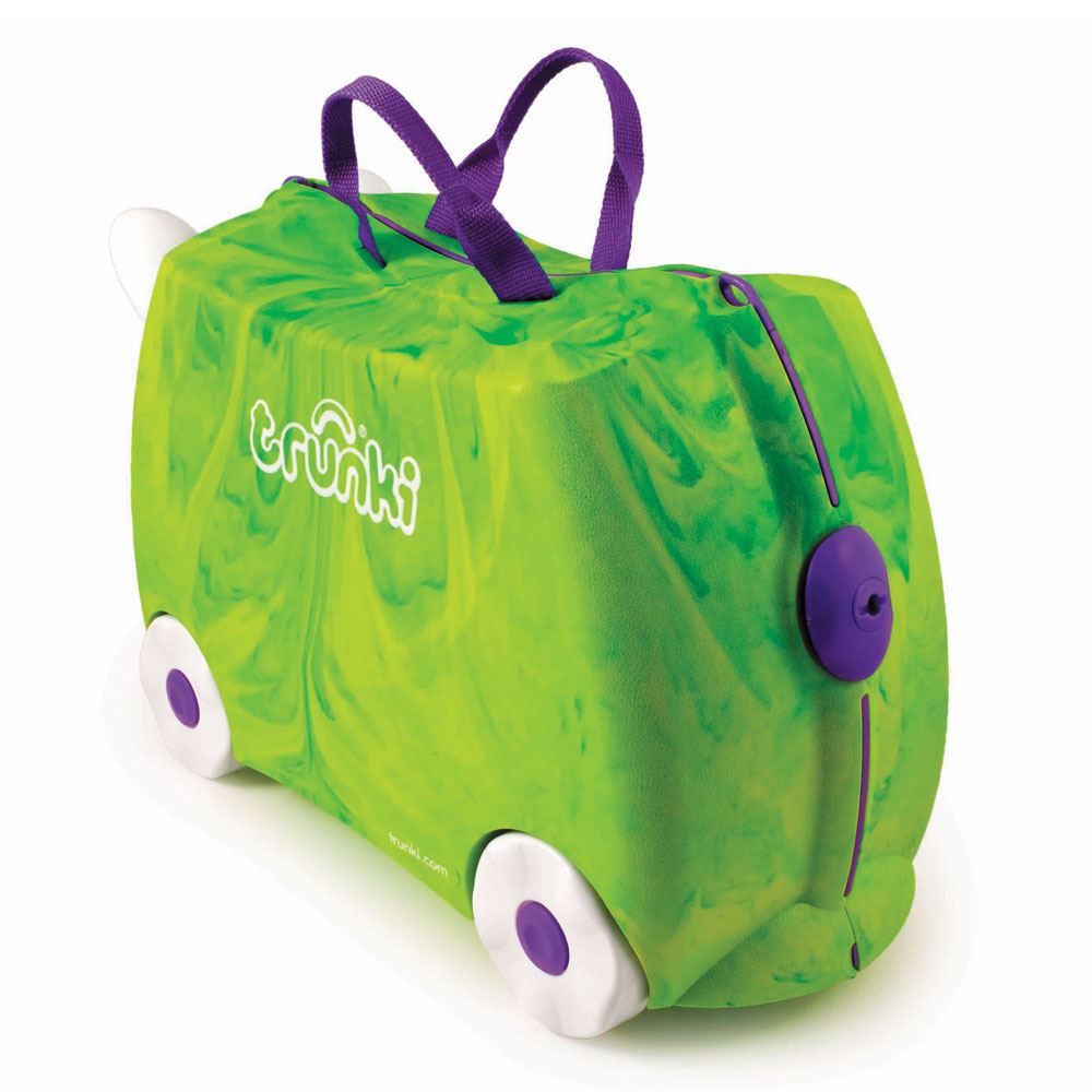 DINOSAUR 'TRUNKISAURUS REX' TRUNKI PULL ALONG KIDS SUITCASE LUGGAGE