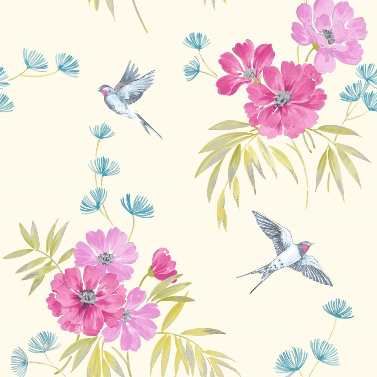 shabby chic floral wallpaper in various designs wall decor new shabby chic floral wallpaper in various designs wall decor new