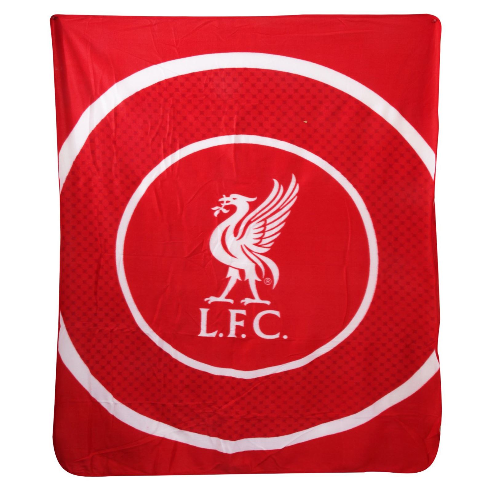 LIVERPOOL FC BULLSEYE RED WHITE FLEECE BLANKET KIDS NEW eBay
