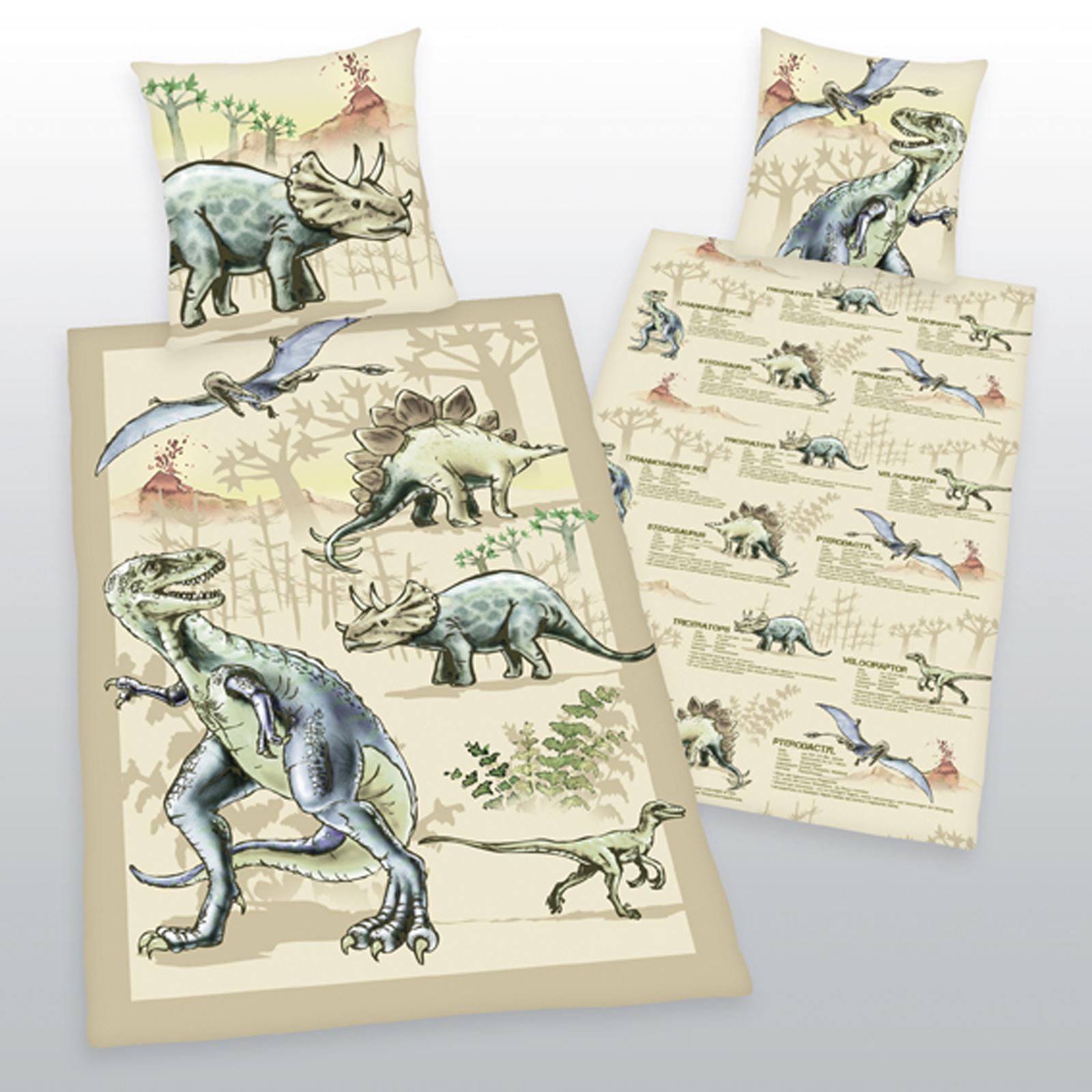 DINOSAUR DESIGN SINGLE DUVET COVER SETS BOYS BEDDING BEDROOM eBay